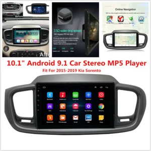 10.1" Android 9.1 Car Stereo MP5 Player Radio GPS For Kia Sorento 2015-18 16+1GB - Foto 1 di 12