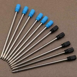 Black & Blue Ballpoint Pen Refills Parker & Cross Compatible Refills Hot Y1R9 - Picture 1 of 10