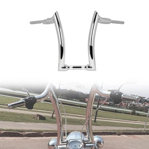 16'' Rise Handlebar Chrome Ape Hanger Drag Bar Motorcycle Fit For Harley Touring - Bild 1 von 16