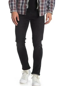$198 NWT HUDSON Sz32 SKINNY RELAXED FIVE POCKETS STRETCH JEANS EAST BARNE - Picture 1 of 6