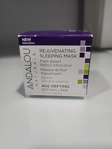 Andalou Age Defying Plant Based Retinol Alternative Rejuvenating Sleeping Mask - - Picture 1 of 4
