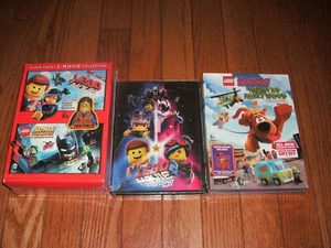 Brand New. The Lego Movie & Lego the Second Part on DVD +Lego Batman, Scooby Doo - Picture 1 of 2