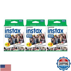 Fujifilm Instax Wide Instant 60 Film for Fuji Instax Wide 210 200 100 300 Ins - Picture 1 of 2