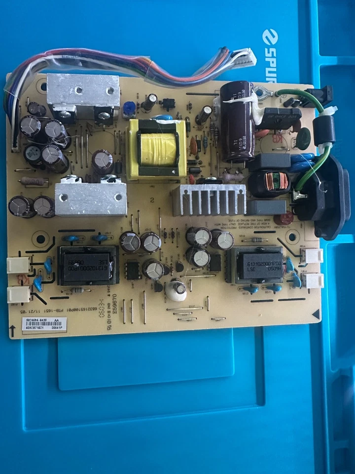 Dell 1707FPt Monitor Power Supply Board 6832165100P01 PTB-1651 - Image 1 of 4