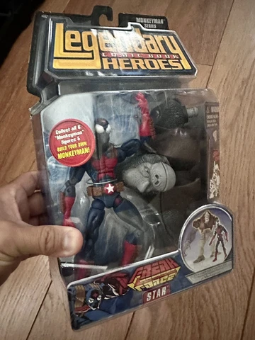Marvel Legends Legendary Comic Book Heroes “Star“ w. Monkey Man BAF part Cover