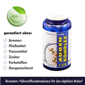 Complejo Vitamínico Ojos 120 Cápsulas Vegetales - Mejor Calidad HANNES - Imagen 1 de 1