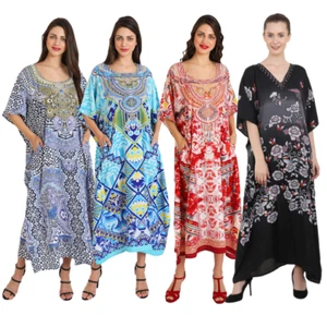 Miss Lavish London Kaftan Dresses for Women -Plus Size African Dubai & Moroccan - Picture 1 of 93