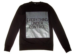 🥇 Y-3 Yohji Yamamoto black sweatshirt top M p2p 20.5” - Picture 1 of 6