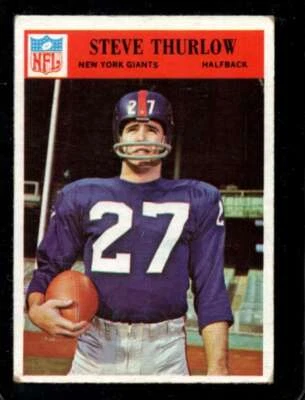 1966 PHILADELPHIA #129 STEVE THURLOW VG+ NY GIANTS *XB37375 - Image 1 of 2
