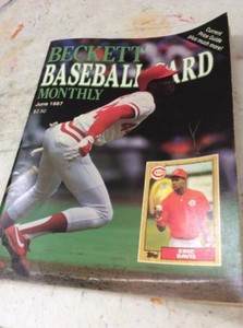 Beckett Baseball Magazine Monthly Price Guide June 1987 Eric Davis
