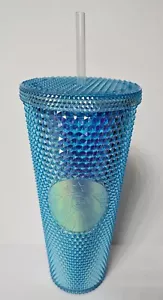 Starbucks Studded Tumbler w/ Straw - Blue 24 OZ - Picture 1 of 2