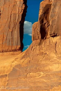 Arches National Park photo, Utah portrait print, Arches print, Red Rock art - Picture 1 of 5