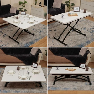 Smart Folding Table Adjustable Height Extendable Multi-Functional Dining Table - Picture 1 of 21