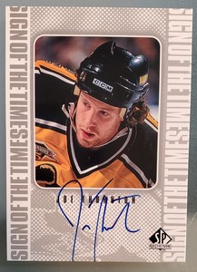 Joe Thornton '98-99 SP Authentic SIGN Of THE TIMES AUTOGRAPH ~MINT~ ⭐HallOfFame⭐