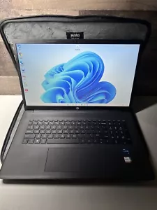 HP 17t-CN000 Black Laptop PC 17.3" i7 Core Intel Iris xe 64GB RAM 2TB SSD HDD - Picture 1 of 19