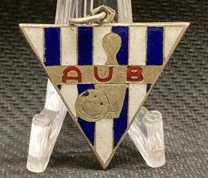 URUGUAY 1954 URUGUAYAN BOWLING ASSOC. TASSE SILBER UND EMAILLE DESIGN - Bild 1 von 6