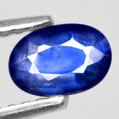 0.73Ct. Natural Gemstone Sapphire Blue Color Oval Facet Normal Heated Australia - Image 1 of 4
