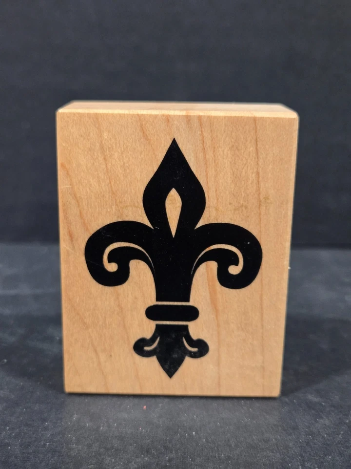 1995 PSX Rubber Stamp, D-1754 Fleur De Lis, Signs & Symbols - Image 1 of 3