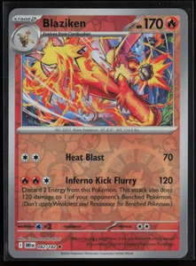 Blaziken Rare Fire Reverse Holo SV10: Destined Rivals 042/182 NM - Picture 1 of 2