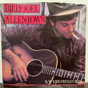 BILLY JOEL - Allentown / Elvis Presley Blvd - 7" Vinyl Record 45RPM - EX - Picture 1 of 4
