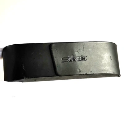 fodero occhiali da sole SILHOUETTE box sunglasses case custodia vintage grigio - Imagen 1 de 3