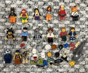 Lego Minifigures Mini Figures Lot - Hats & Accessories - Batman Ninjago & More - Picture 1 of 3