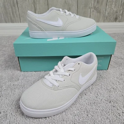 Nike SB Zapatos de Skate de Lona a Cuadros para Niños Pequeños Blanco Claro para Huesos Juveniles 2 años Foto 1 de 4