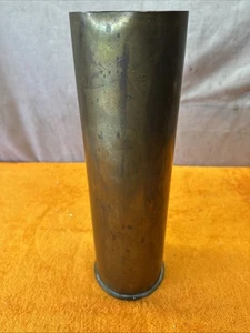 Q•Vintage 1954 Brass ‘Umbrella’ Stand 105MM M14 Beautiful Piece Of History - Picture 1 of 10