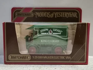 Matchbox Models of Yesteryear Y29 1919 Walker Electric Van Joseph Lucas - Picture 1 of 4