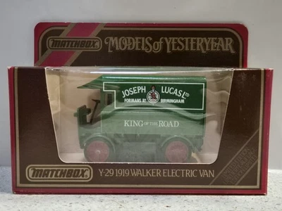 Matchbox Models of Yesteryear Y29 1919 Walker Electric Van Joseph Lucas - Image 1 of 4