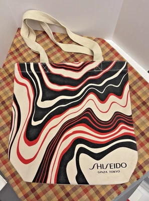 Bolso/bolso de mano Shiseido Suminagashi (tinta flotante) japonés mármol mango DBL lona Foto 1 de 4