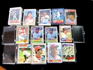 BOSTON RED SOX  TEAM SET COLLECTION...15 TEAM SETS FROM  70'S - 80'S ! BOGGS RCS - Picture 1 of 4