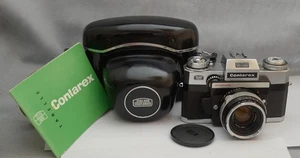 Contarex Electronic First Type Carl Zeiss Planar 1:2 f=50mm READ LEGGERE - Foto 1 di 9