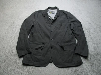 Chaqueta Eddie Bauer Para Hombres 48 Gris Travex Nylon Elastizada Viaje Ligera Blazer Foto 1 de 4