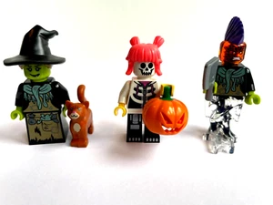LEGO ® 3 Halloween Figuren gruselig und mit Zubehör / siehe Fotos / Neuware - Bild 1 von 5