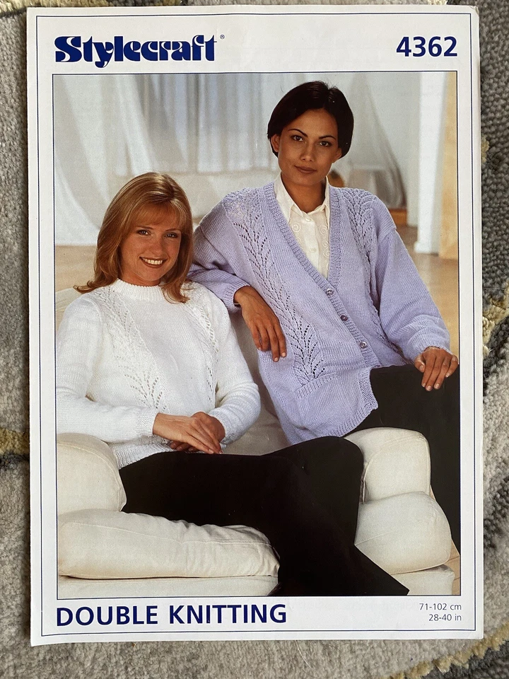 Ladies cardigan and jumper - Knitting Pattern - Style Craft 4362 - Image 1 of 1