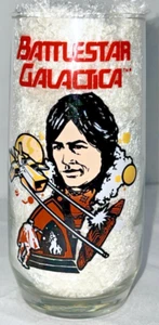 Battlestar Galactica APOLLA Collectible Drinking Glass Alien Con 1979 MINT Vtg - Picture 1 of 15