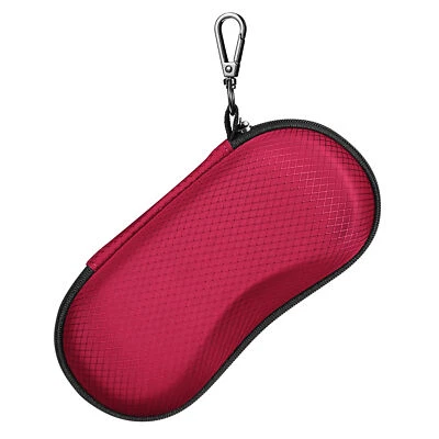 Sunglasses Case Hard EVA Shell Shockproof Sport Glasses Case w/ Metal Carabiner - Image 1 of 4