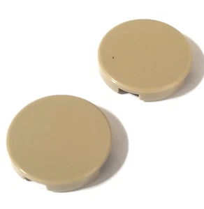 LEGO 2x Dark Tan Tile 2x2 Round with "X" Bottom (Part 4150) - Picture 1 of 2