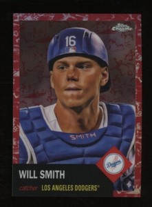 2022 Topps Chrome Red Refractor Will Smith Los Angeles Dodgers 2/5