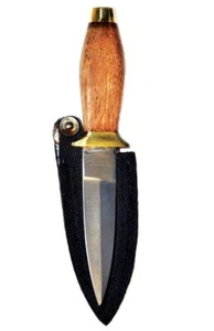6" Wood Handled athame Knife Dagger Athame With Steel Blade BRAND NEW - Picture 1 of 1