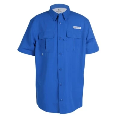 Camisa guía de pesca Realtree juvenil niño manga corta azul UPF40 talla M 8 Foto 1 de 2