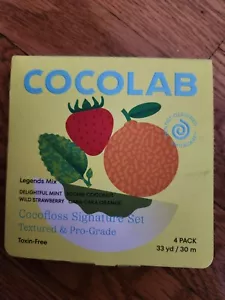 Cocolab legends mix 4 pack Dental Floss SIGNATURE SET 33 YD - Picture 1 of 5