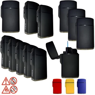 Feuerzeug Rubber Turbo Jet Flame 1, 2, 3, 5, 10x Sturmfeuerzeug Farbwahl Zorr - Bild 1 von 4