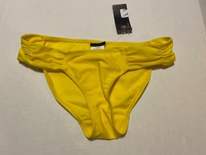 In Gear Yellow Soild, Bikini Bottom, Size Medium, New with Tags, Beachwear - Picture 1 of 2