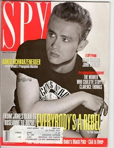 Spy Magazine Naked Schwarzenneger March 1992 JAMES DEAN - Picture 1 of 1