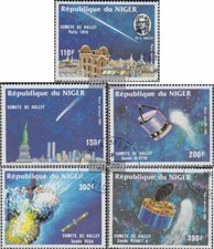 Niger 977-981 (completa edizione) usato 1985 Halley Cometa