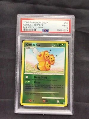 Pokemon Cards: Majestic Dawn Reverse Holo: Combee 59/100 PSA 9 - Image 1 of 4