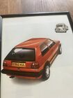 Framed Print Mk2 VW Golf GTI Mars Red Magazine Picture Advert Man Cave Wall Art