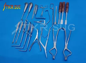 Juego de instrumentos quirúrgicos de cirugía maxilofacial calidad premium A+ - Imagen 1 de 4
